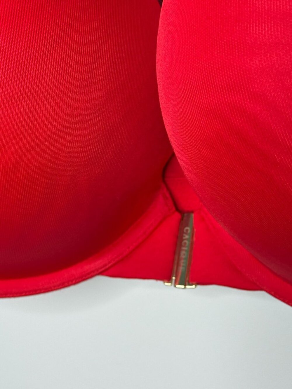 Cacique Red Front-Close Lace Racerback Bra Size 44DD - Picture 8 of 9